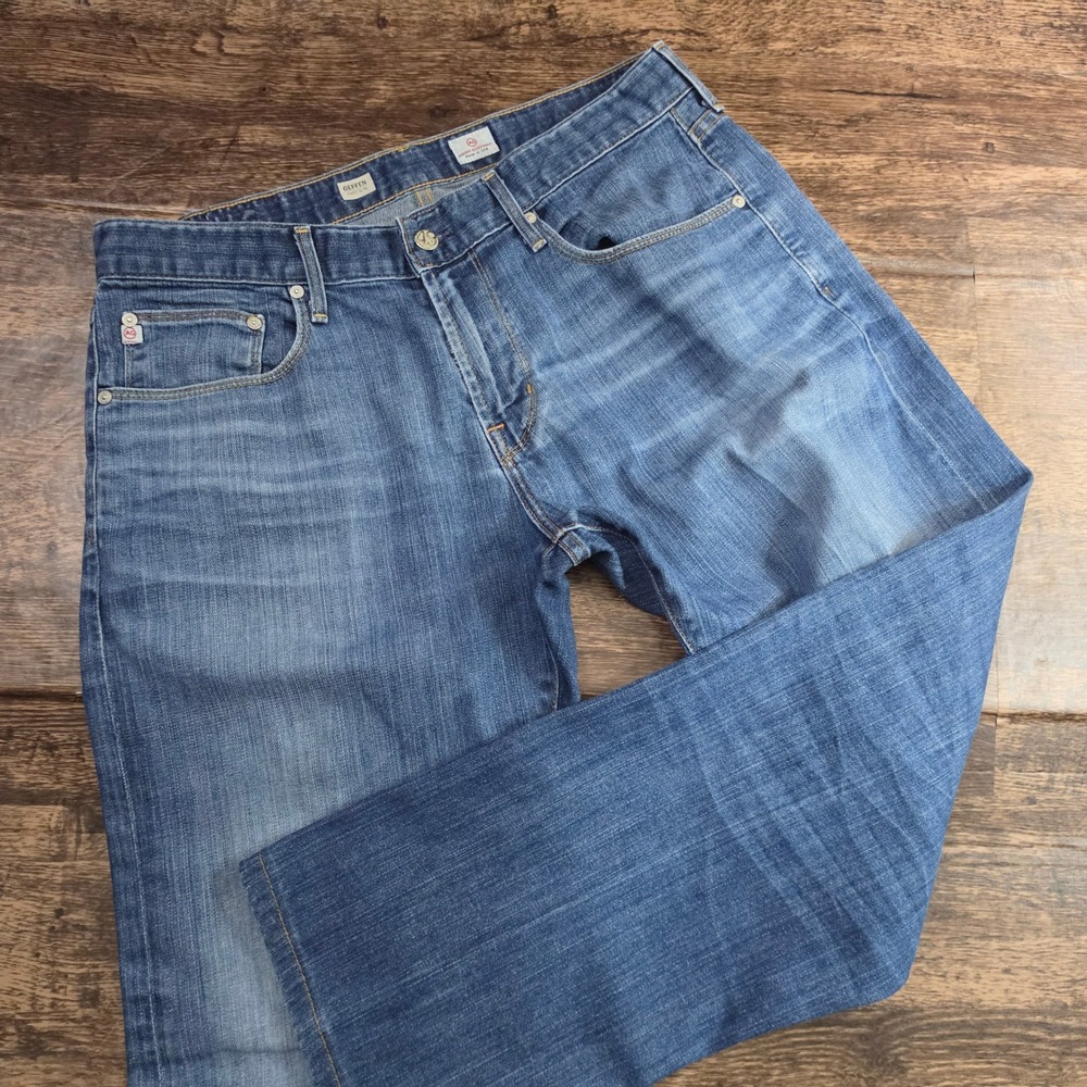 AG Adriano Goldschmied‎ Geffen Easy Slim Jeans Mens 34 Blue Made in USA